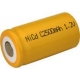 NiCD battery C 2500 mAh flat head - 1,2V - Evergreen