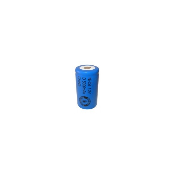 NiCD battery D 5000 mAh flat head - 1,2V - Evergreen
