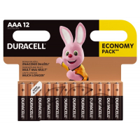 Duracell Basic LR03 AAA x 12 alkaline batteries