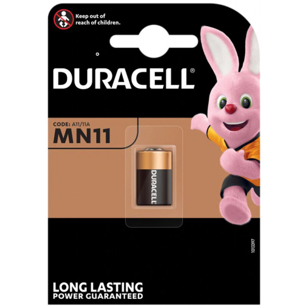 Duracell 11A MN11 for car remote control x 1 battery