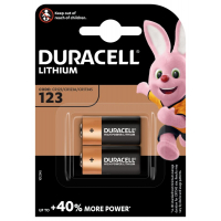 Duracell CR123 Photo Lithium x 2 batteries