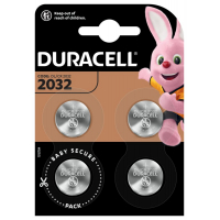 Duracell CR2032 lithium x 4 batteries