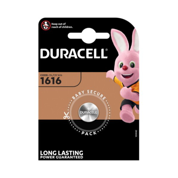 Duracell CR1616 lithium x 1 battery