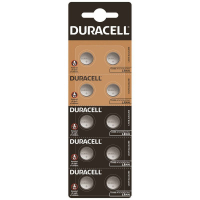 Duracell G13/LR44/A76/L1154/157 x 10 batteries