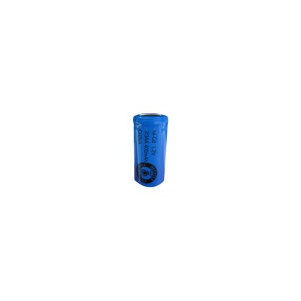 NiCD battery 2/3 AA 400 mAh flat head - 1,2V - Evergreen