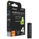 Panasonic Eneloop PRO NEW R6 AA 2500mAh x 4 rechargeable batteries (blister)