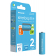 Panasonic Eneloop Lite NEW R6/AA 950mAh x 2 rechargeable batteries (blister)