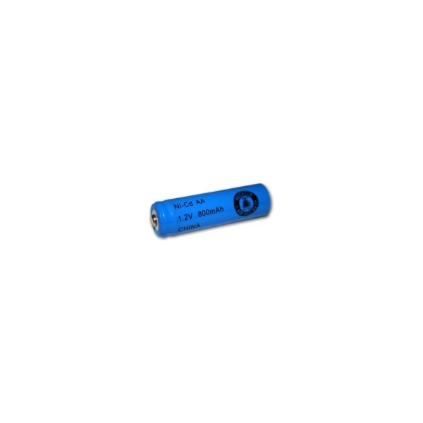 NiCD battery AA 800 mAh button top - 1,2V - Evergreen