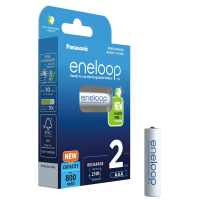 Panasonic Eneloop R03 / AAA 800mAh x 2 rechargeable batteries (blister)