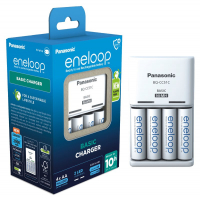 Panasonic Eneloop BQ-CC51 EKO rechargeable battery charger Ni-MH + 4 rechargeable batteries LR6/AA Eneloop 2000mAh