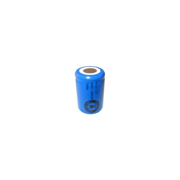 NiCD battery 4/5 Sub C 1200 mAh flat head - 1,2V - Evergreen