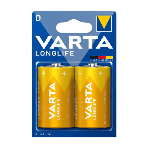 Varta LONGLIFE LR20/D x 2 batteries (blister)