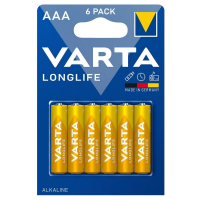 Varta LONGLIFE LR03/AAA x 6 batteries (blister)