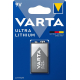 Varta lithium 9V x 1 battery (blister)