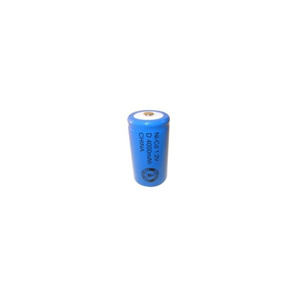 NiCD battery D 4000 mAh button top - 1,2V - Evergreen