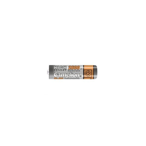NiMH battery AA 2600 mAh button top - 1,2V