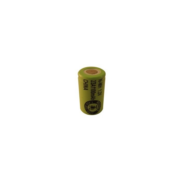 NiMH battery 2/3 A 1100 mAh flat head - 1,2V - Evergreen