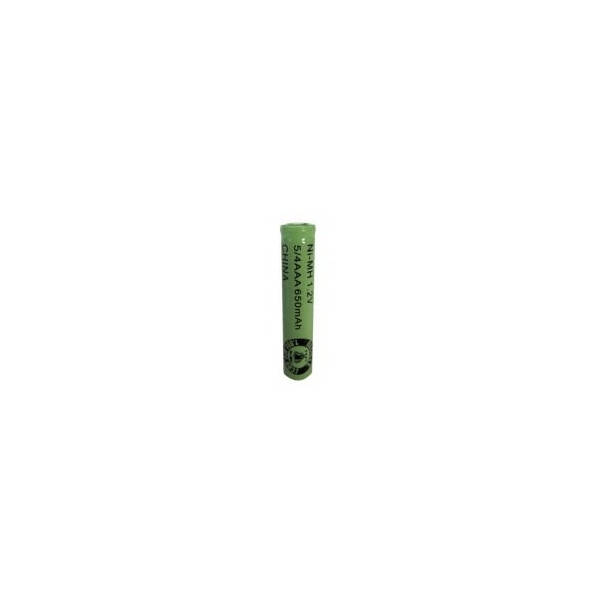 NiMH battery 5/4 AAA 650 mAh flat head - 1,2V - Evergreen