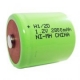 NiMH battery 1/2 D 2800 mAh button top - 1,2V - Evergreen