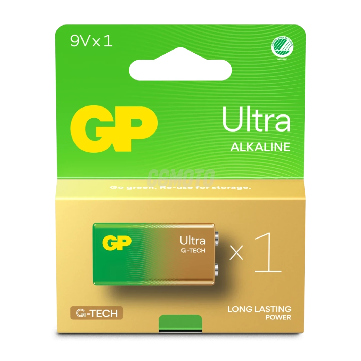 1 alkaline battery 6LF22 9 V Ultra 