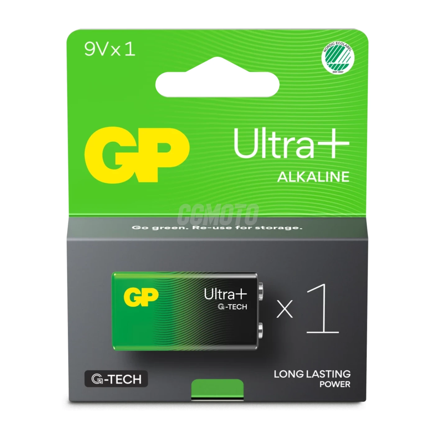 1 alkaline battery 6LF22 9 V Ultra Plus 
