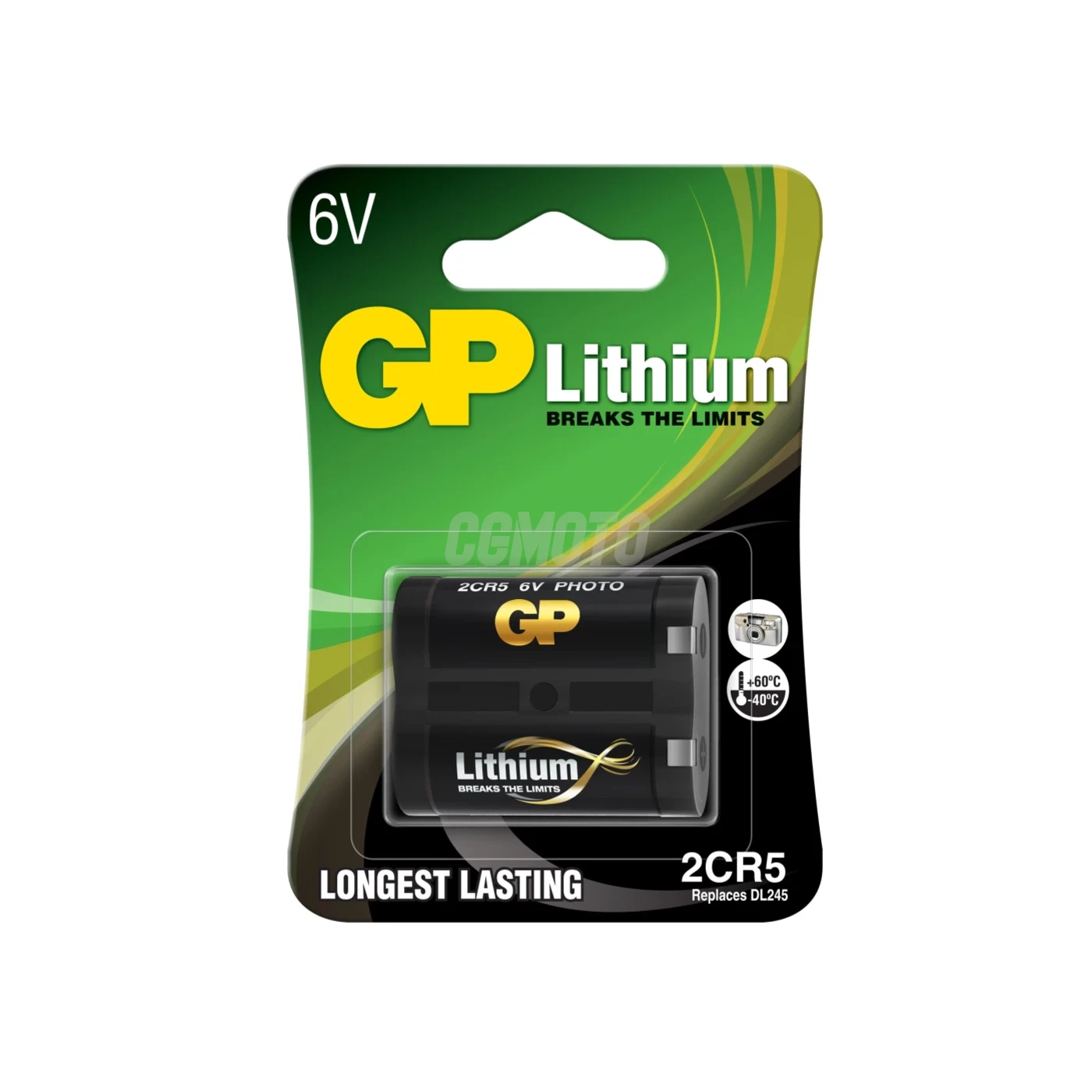 1 lithium battery 2CR5 6 V 