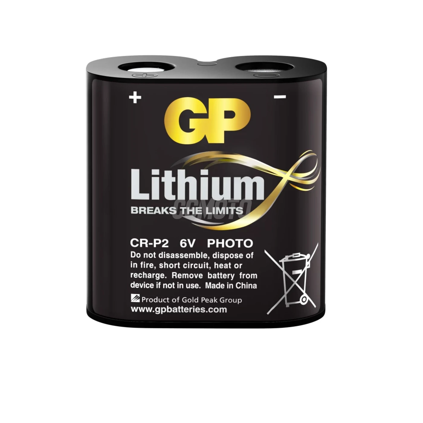 1 lithium battery CR-P2 6 V 