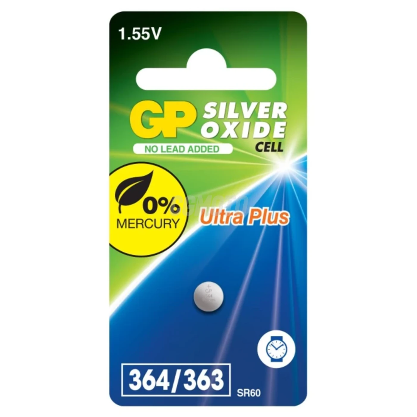 1 silver oxide button cell SR60 1,55 V Ultra Plus 1 silver oxide button cell SR60 1,55 V Ultra Plus