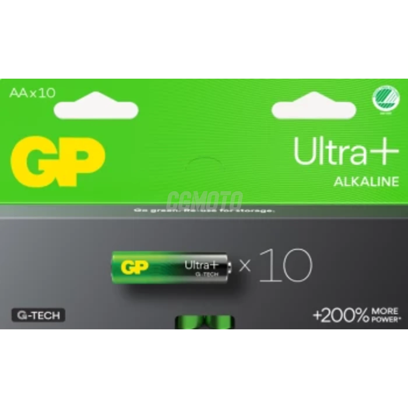10 alkaline batteries AA 1,5 V Ultra Plus 