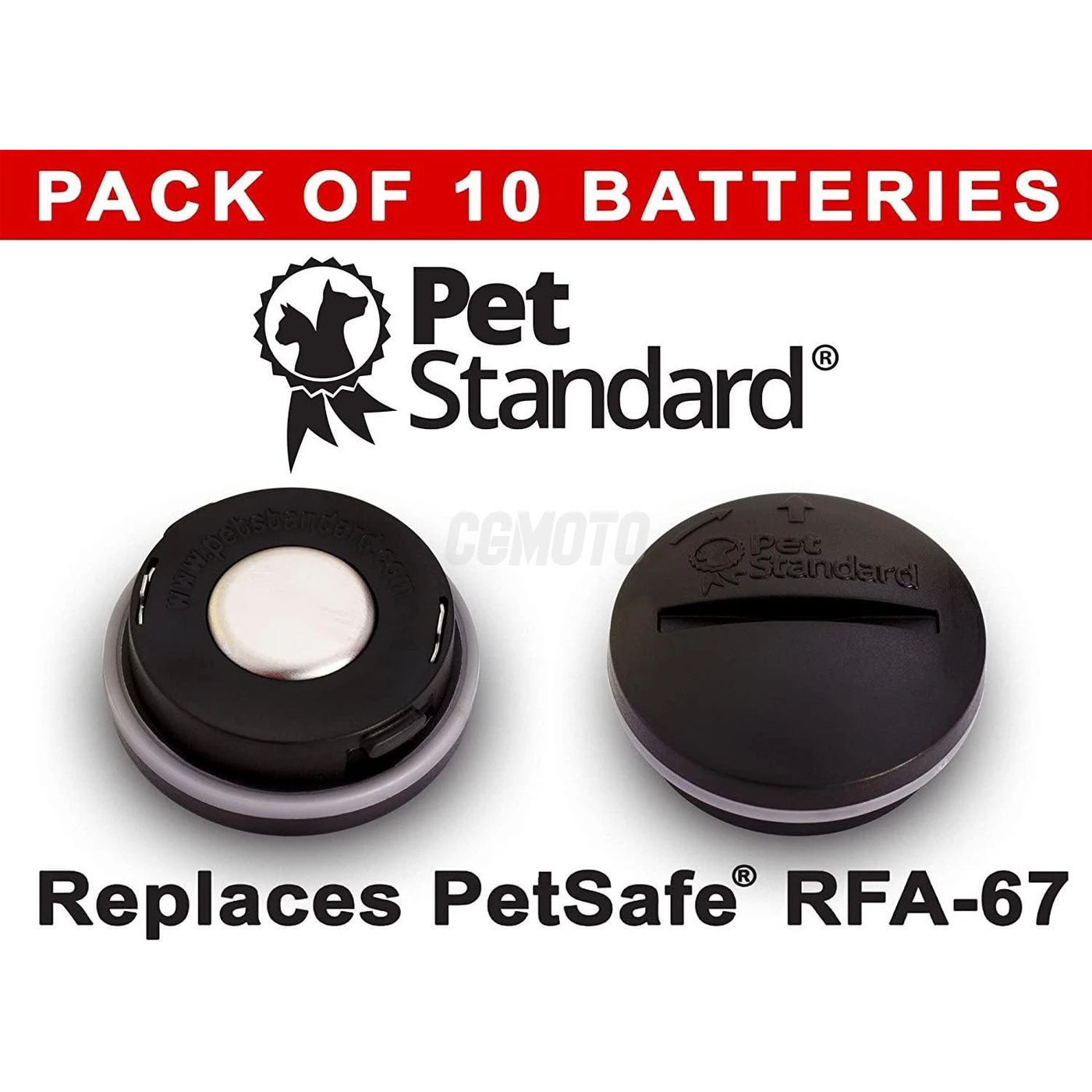 10 batteries for anti-bark collar RFA-67 6 V 