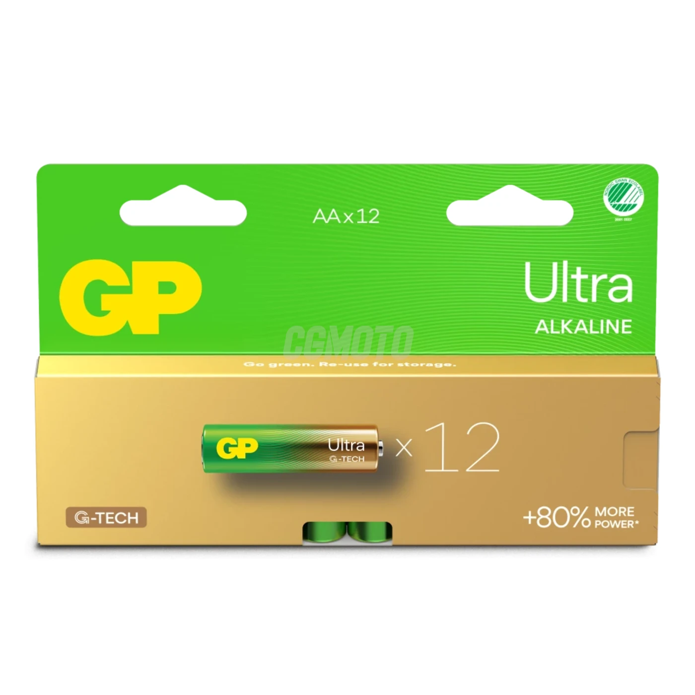 12 alkaline batteries AA 1,5 V Ultra 