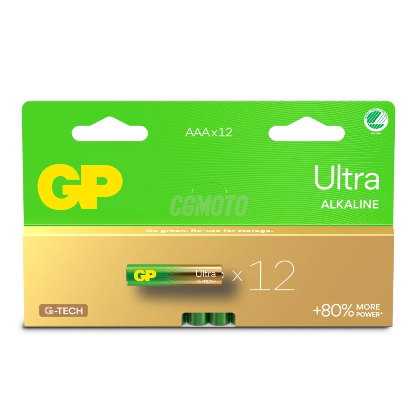 12 alkaline batteries AAA 1,5 V Ultra 