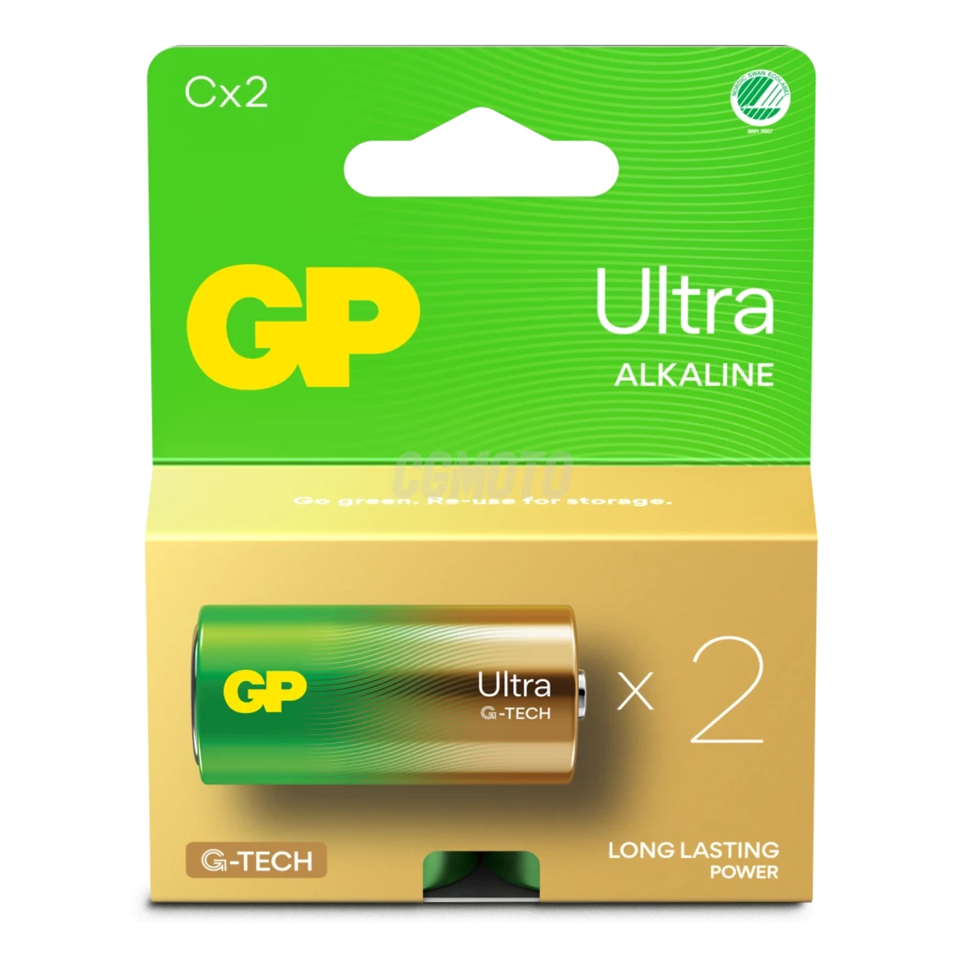 2 alkaline batteries C 1,5 V Ultra 