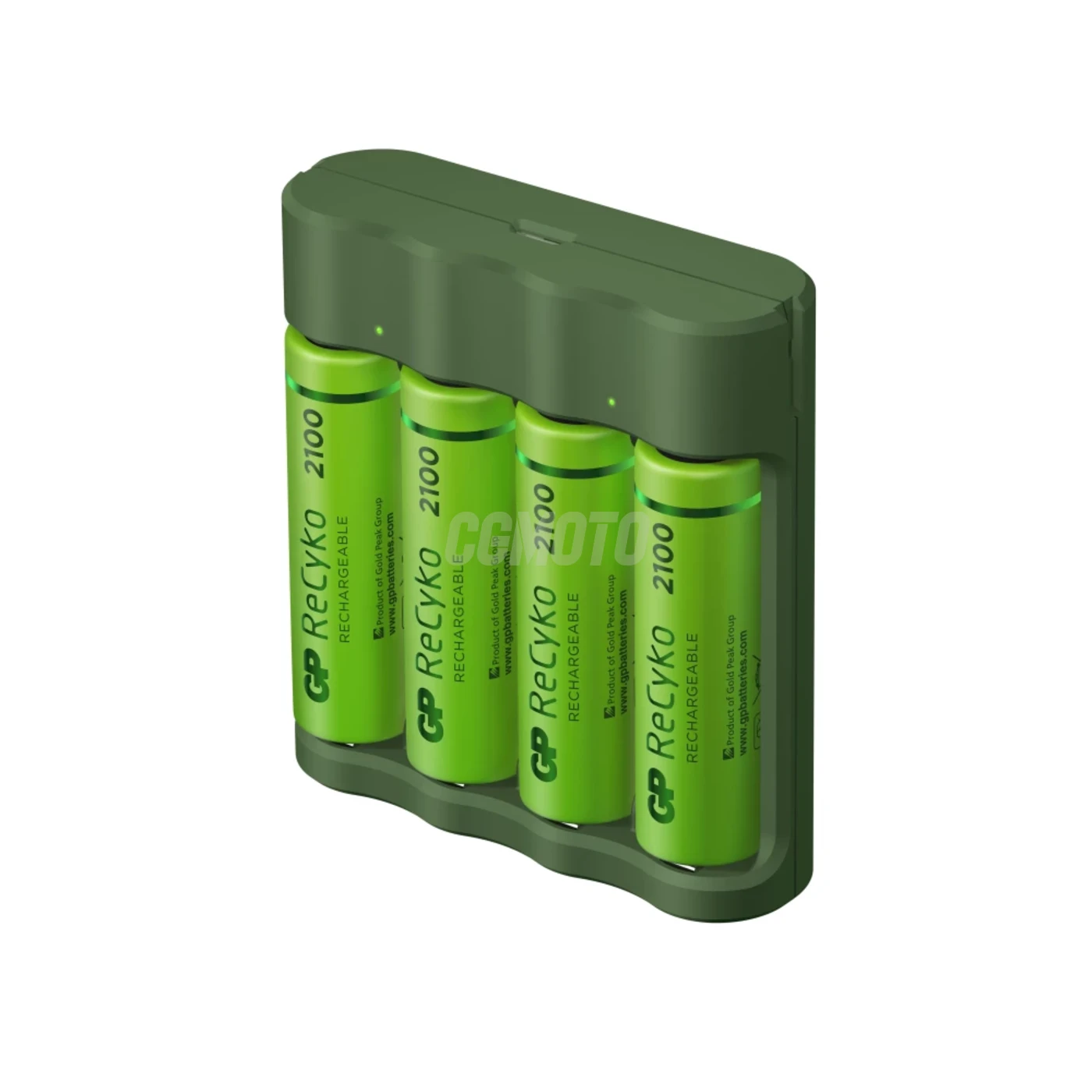 Charger 6 hours GP B421 (USB) + 4 NiMH batteries AA 2000 mAh