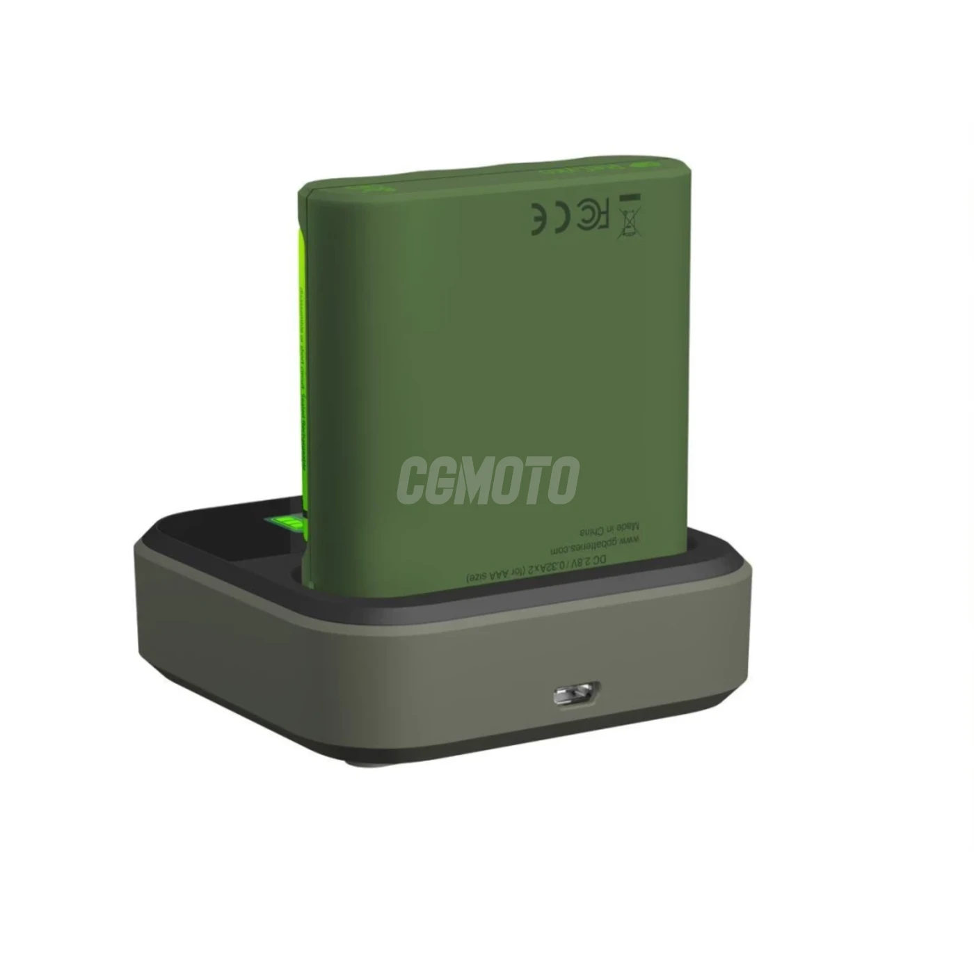 Charger 6 hours GP B421 (USB) + 4 NiMH batteries AA 2000 mAh + station D451