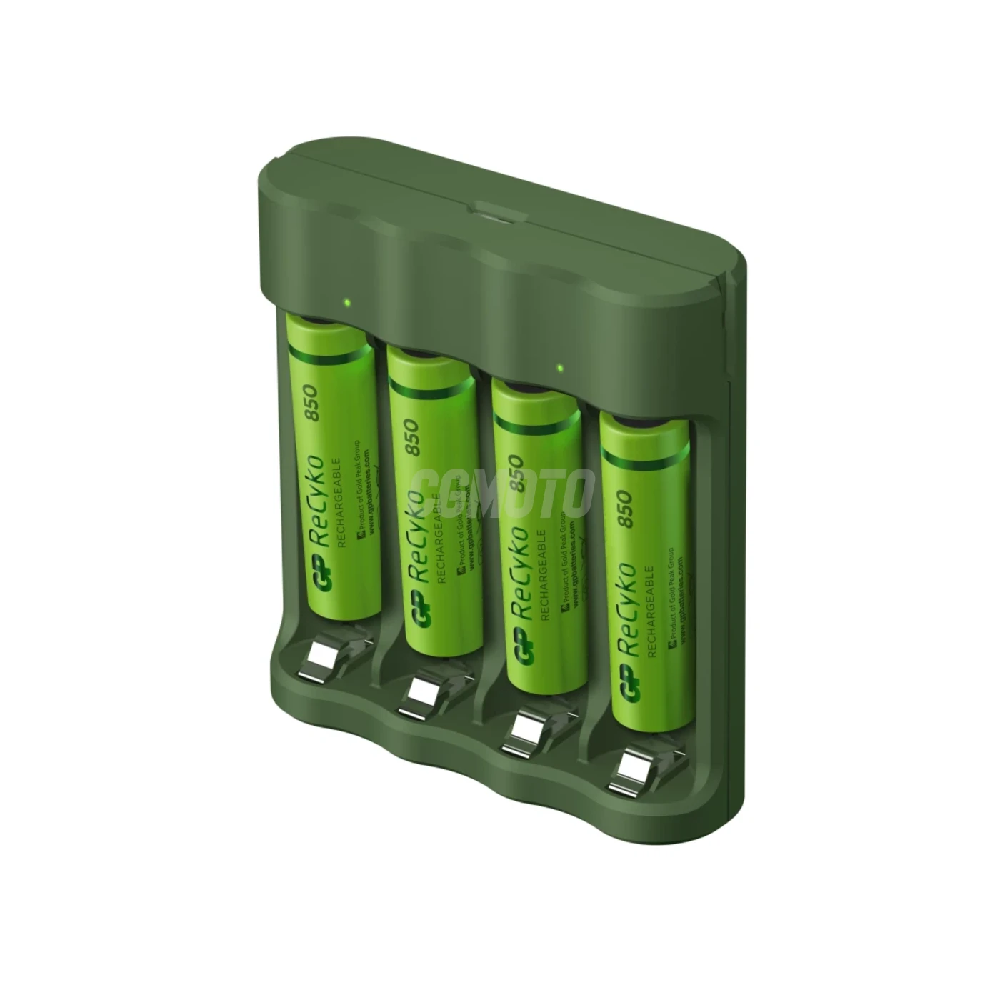 Charger 6 hours GP B421 (USB) + 4 NiMH batteries AAA 850 mAh