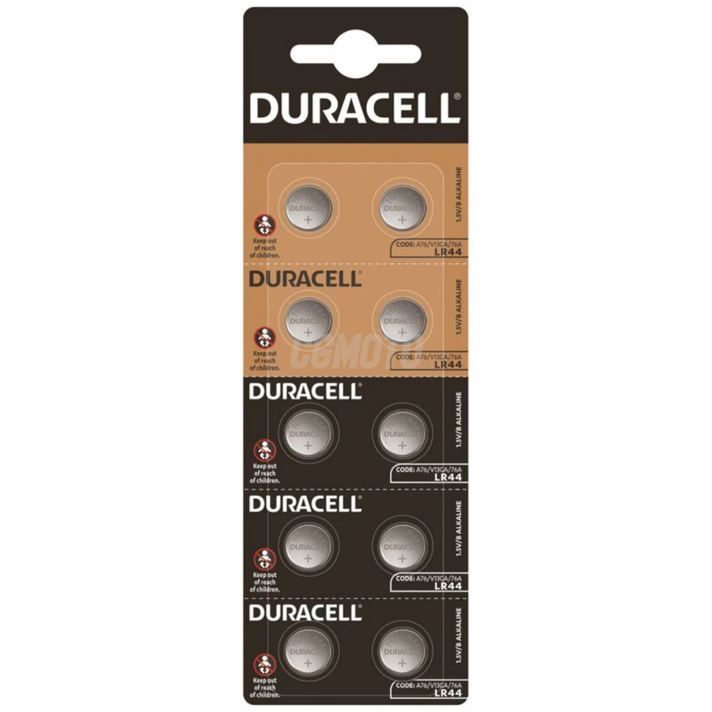 Duracell G13/LR44/A76/L1154/157 x 10 batteries Duracell G13/LR44/A76/L1154/157 x 10 batteries