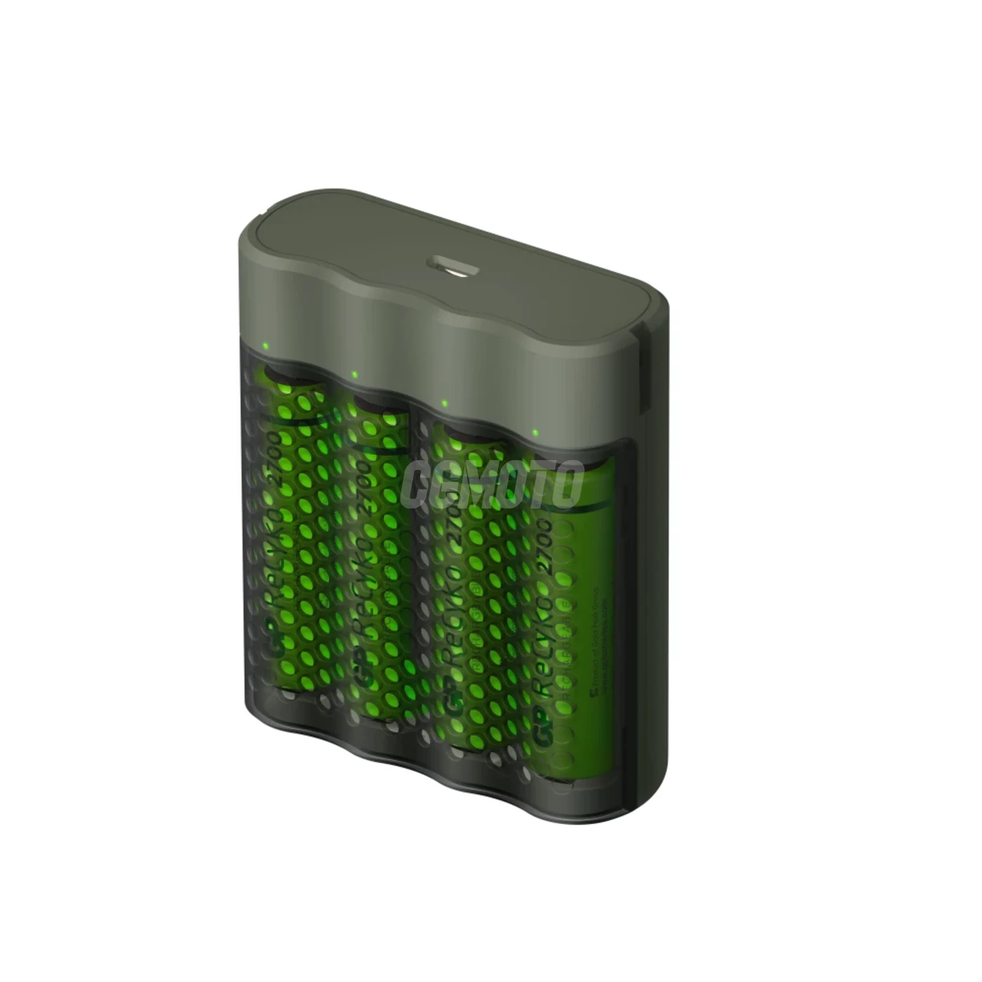 Fast charger 2-4 hours M451 USB + 4 NiMH batteries AAA  950 mAh