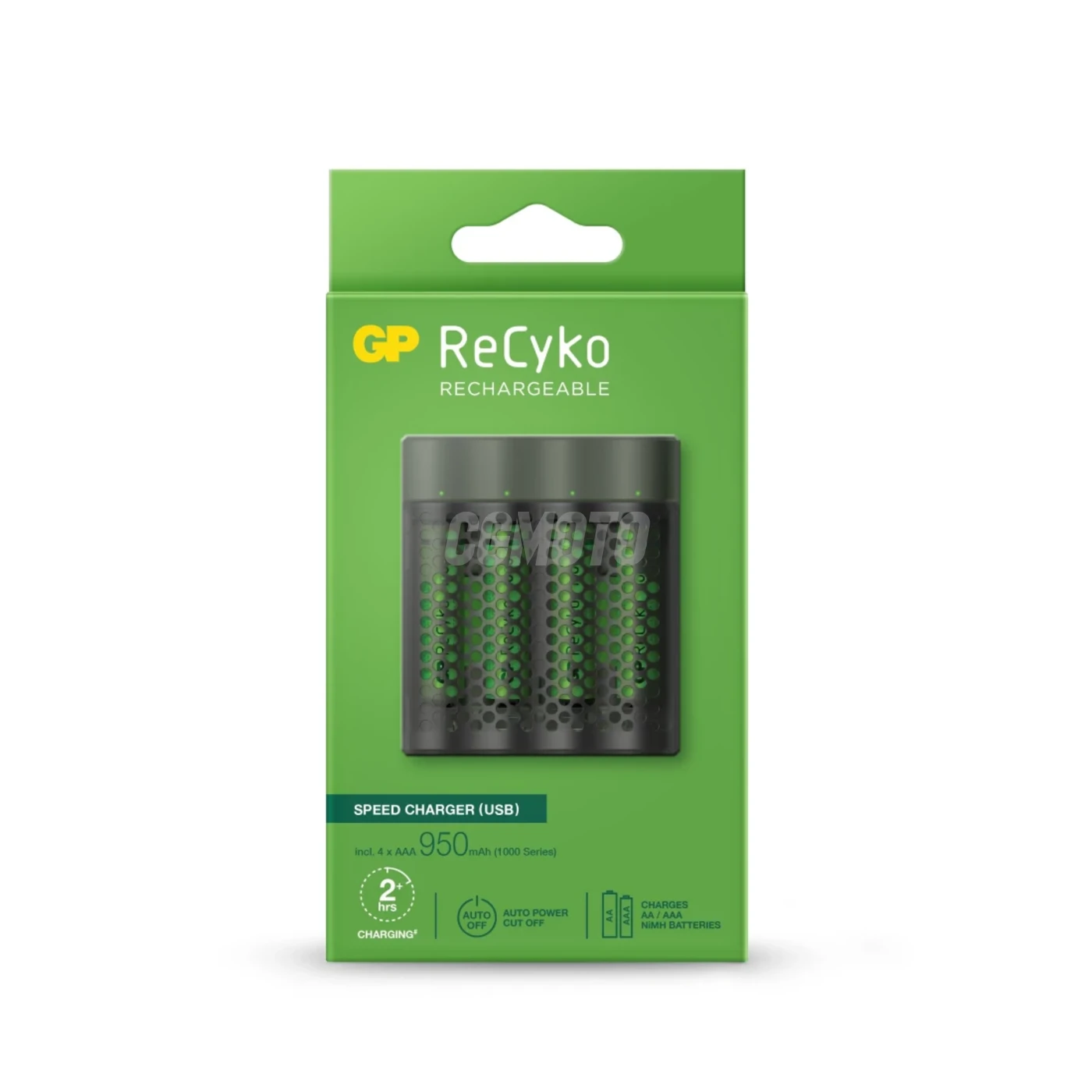 Fast charger 2-4 hours M451 USB + 4 NiMH batteries AAA  950 mAh