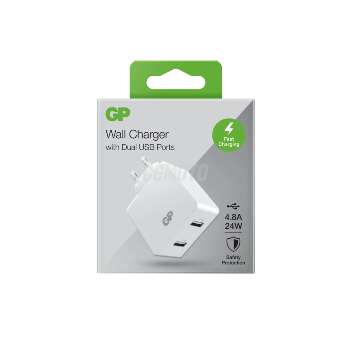 GP Mains charger USB WA42 4A x 2