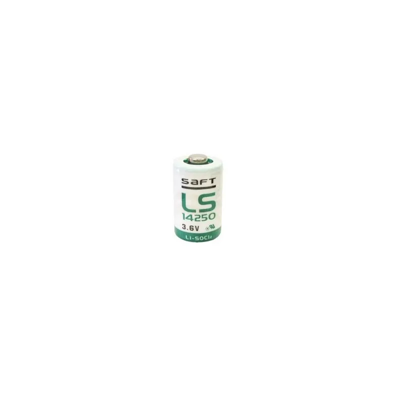 Lithium battery LS 14250 1/2AA - 3,6V - Saft Lithium battery LS 14250 1/2AA - 3,6V - Saft
