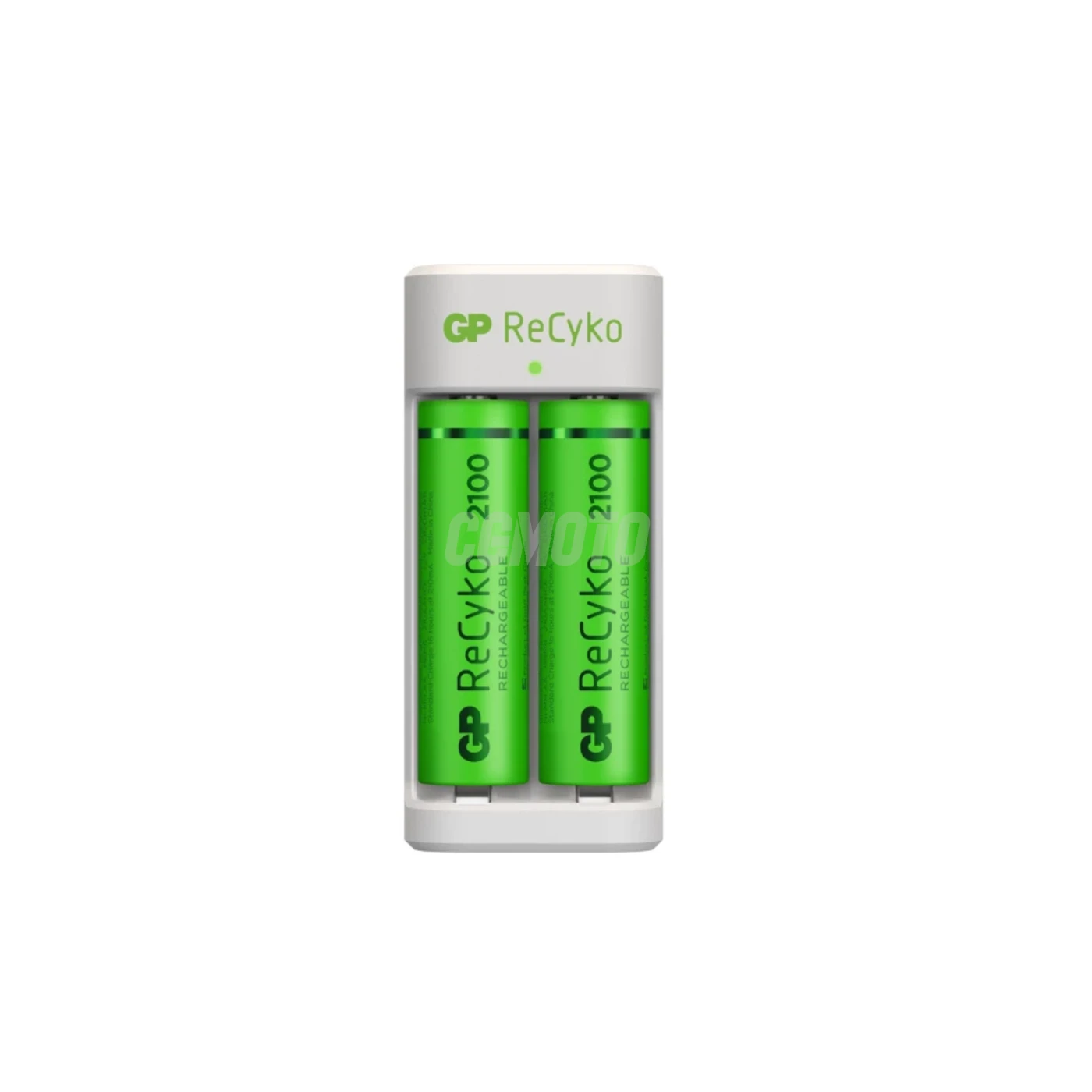 Standard charger GP E211 + 2 NiMH batteries AA 2100 mAh