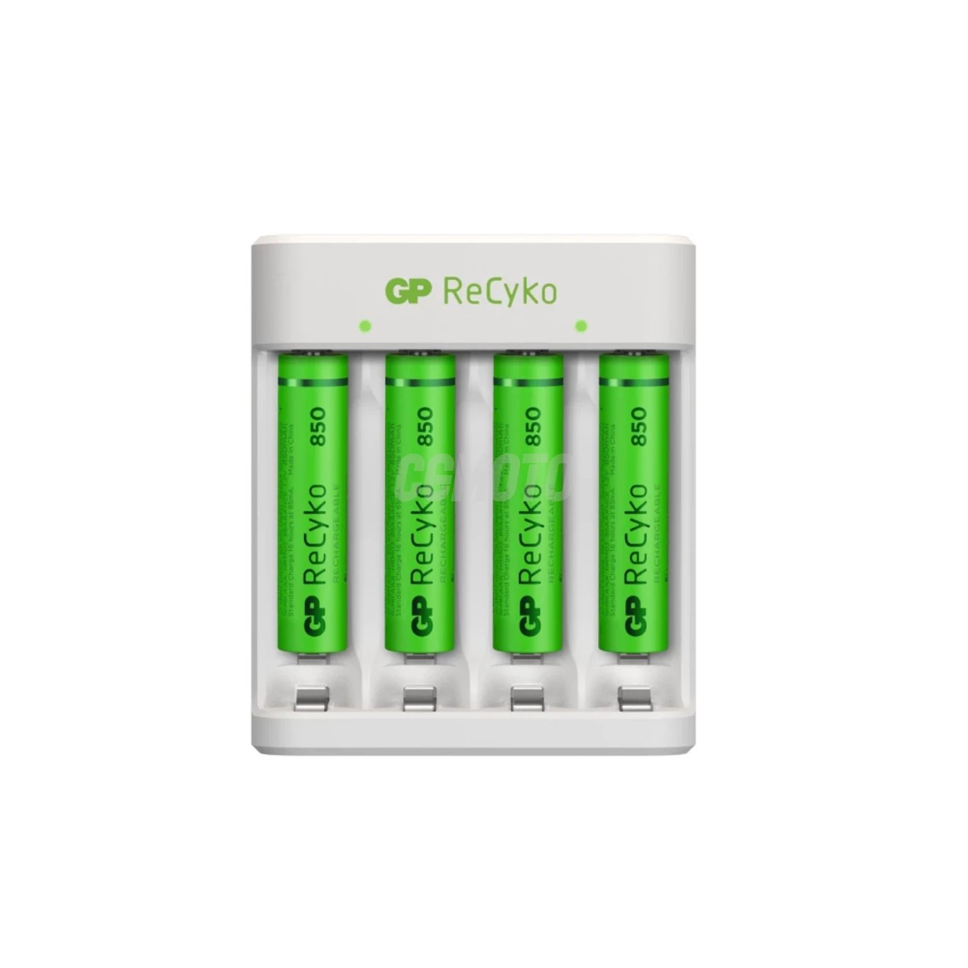 Standard charger GP E411 + 4 NiMH batteries AAA 800 mAh
