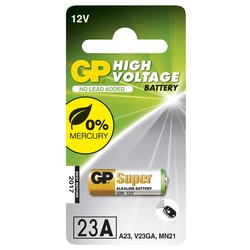 Alkaline cylindrical battery 1 x 23AE / MN21 / VA23GA - 12V - GP Battery Alkaline cylindrical battery 1 x 23AE / MN21 / VA23GA - 12V - GP Battery