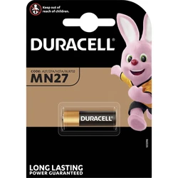 Duracell 27A for car remote control x 1 battery Duracell 27A for car remote control x 1 battery