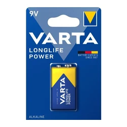 Varta LONGLIFE Power 6LR61/9V x 1 battery (blister) Varta LONGLIFE Power 6LR61/9V x 1 battery (blister)
