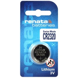 Renata CR2320 lithium x 1 battery Renata CR2320 lithium x 1 battery