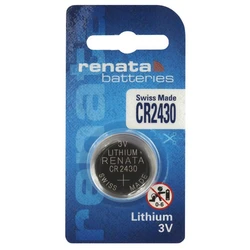 Renata CR2430 lithium x 1 battery Renata CR2430 lithium x 1 battery