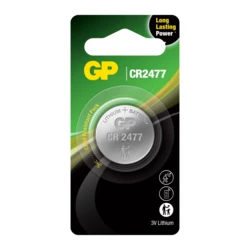 Lithium button cell battery CR2477 - 3V