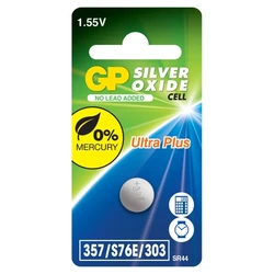 1 silver oxide button cell SR44 1,55 V Ultra Plus 1 silver oxide button cell SR44 1,55 V Ultra Plus